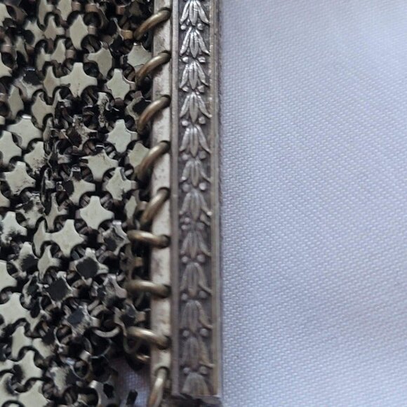 Vintage Mandalian Mfg. Co. Mesh Purse-Black/Sea Green - Picture 7 of 12